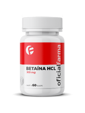 Beta&iacute;na HCL 300mg 60 Doses