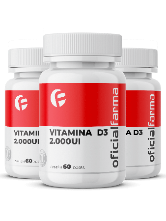 3 Vitamina D3 2000UI 60 Doses
