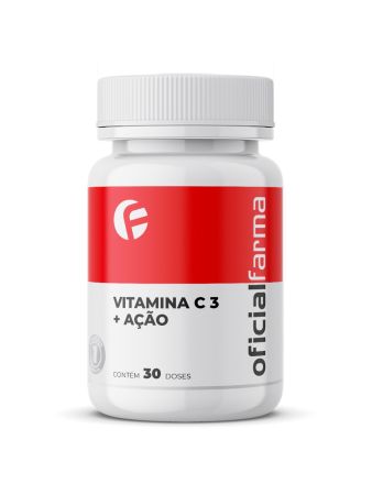 Vitamina C 3+ A&ccedil;&atilde;o 30 Doses