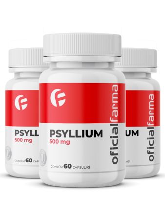 3 Psyllium 500Mg 60 C&aacute;psulas
