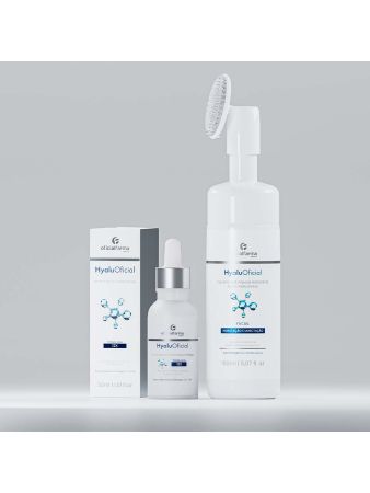 Kit HyaluOficial Espuma + S&eacute;rum Volumizador 12x